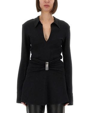 The Attico Cady Mini Dress - Black