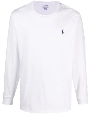 Ralph Lauren Cotton T-Shirt Polo - White