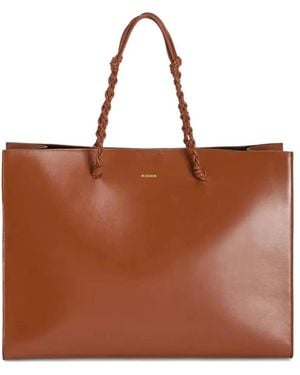 Jil Sander "Tangle" Shopping Bag - Brown