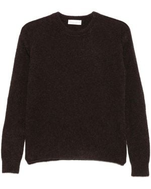 Roberto Collina Pullover Girocollo A Manica Lunga - Black