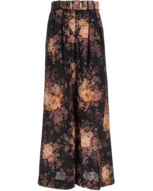 Zimmermann 'Illustration Tuck' Pants - Black