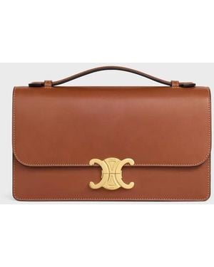 Celine Tan Triomphe Medium Folio - Brown