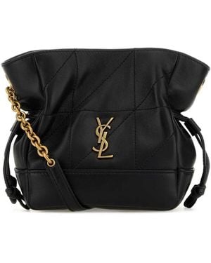 Saint Laurent Jamie Mini Bucket Bag - Black