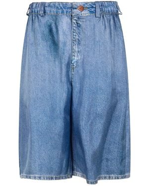Pierre Louis Mascia "Aloe" Shorts Trousers - Blue