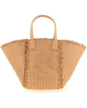 Dragon Diffusion 'Teresa Maxi Cabas' Shopping Bag - Natural