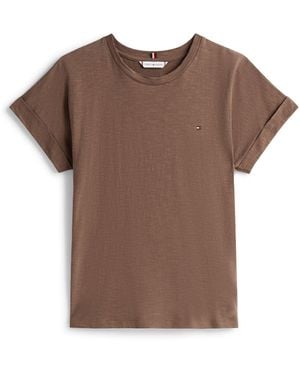 Tommy Hilfiger Chocolate T-Shirt - Brown