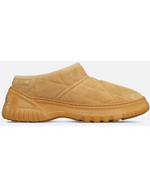 Dior Leather Snow Boots - Natural