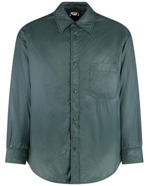 Autry Nylon Overshirt - Green