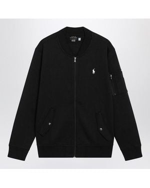 Polo Ralph Lauren Zipup Knit Bomber - Black