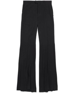 パンツ BALENCIAGA BLACK VISCOSE PALAZZO PANT Balenciaga Viscose Palazzo Pant in Black | Lyst