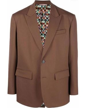 Valentino Giacca 2 Bottoni - Brown