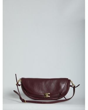 Celine Small Halfmoon Soft Triomphe - Multicolour