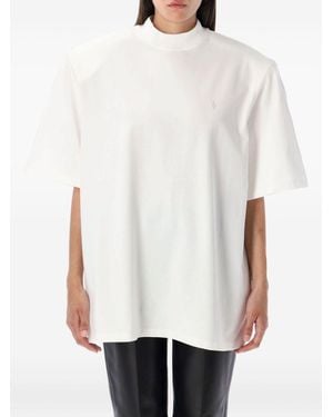 The Attico Cotton T-Shirts And Polos - White