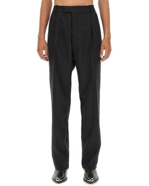 McQueen Wool Trousers - Black