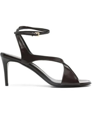 KHAITE Liria Ankle Strap Sandals 75 - White