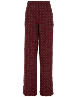Moschino Silk Pant - Red