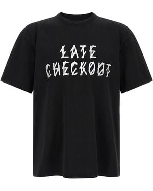 44 LABEL 'Standard Tee' Print Co-Shirt - Black