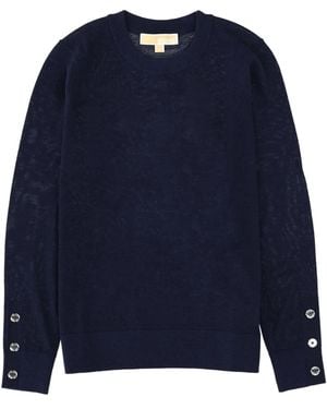 MICHAEL Michael Kors Michael By Michael Kors Wool Jersey - Blue