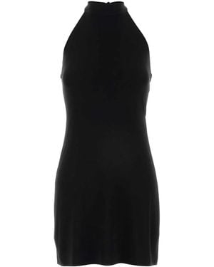 Norma Kamali Abito Corto Smanicato - Black