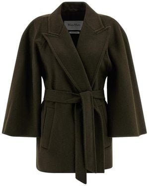 Max Mara 'Verna' Coat - Black