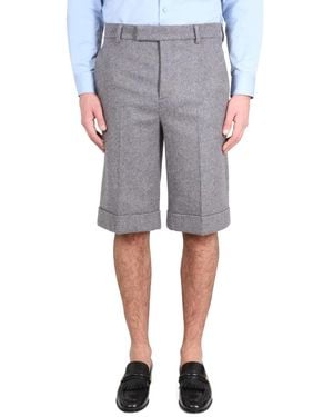 Gucci Melange Cloth Shorts - Grey