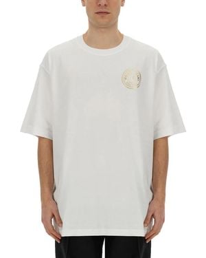 Versace Jeans Couture T Shirt With Logo - White