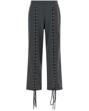 ROTATE BIRGER CHRISTENSEN 'Lacing' Trousers - Grey