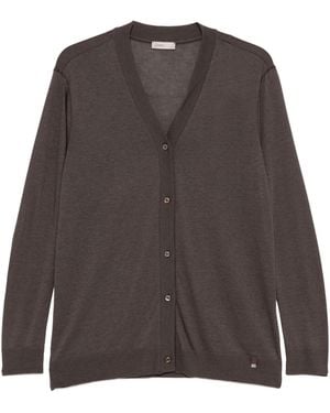 Herno Lyocell Cotton Jumper - Brown
