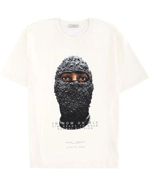 ih nom uh nit T-Shirt With Print - White