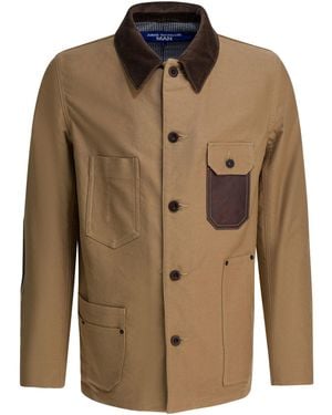 Junya Watanabe Lightweight Cotton Jacket Jackets And Coats - Brown