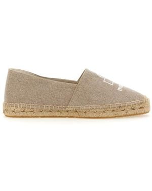 Isabel Marant Classic Slip-On Espadrilles With Logo Detail - Natural