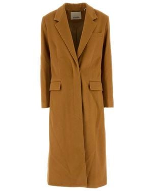 Isabel Marant Wool Blend Ellenita Coat - Orange
