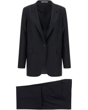 Tagliatore Virgin Wool Two-Piece Suit - Black