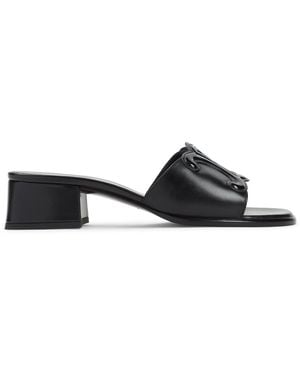 Celine Triomphe Mule - Black