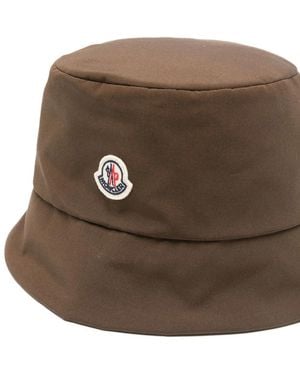 Moncler Flower Hat - Brown