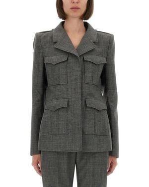 McQueen Wool Jacket - Grey