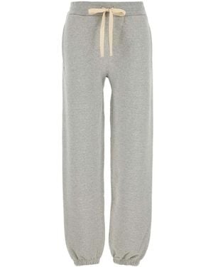 Jil Sander Drawstring Waist Track Pants - Gray