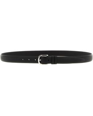 ZERBINI CLAUDIO Leather Belt - Black