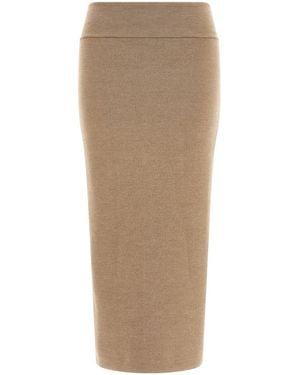 Jacquemus 'La Jupe Maille Doppio' Skirt - Natural
