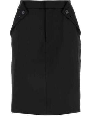 Coperni Stretch Polyester Blend Skirt - Black