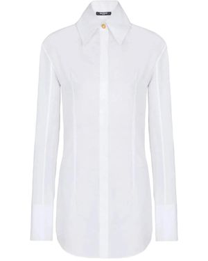 Balmain Cotton Poplin Shirt - White