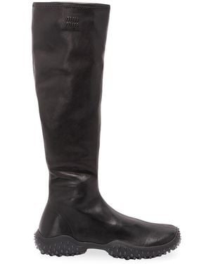 Miu Miu Stretch Leather Boots - Black