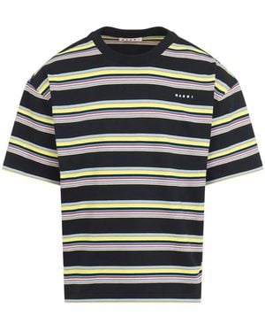 Marni Stripes T-Shirt - Black