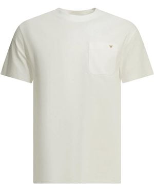 Valentino "Vltn" Crew-Neck T-Shirt - White