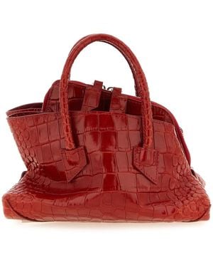 The Attico 'La Passeggiata Mini' Handbag - Red