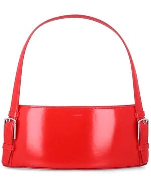 Coperni Ergonomic Leather Shoulder Bag - Red