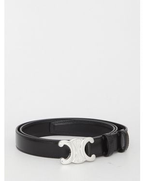 Celine Triomphe Belt - Black