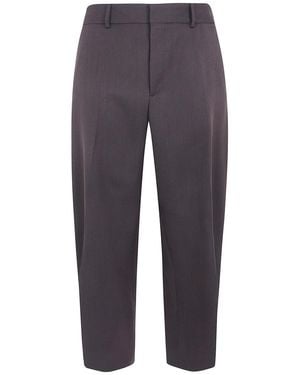 Studio Nicholson Full Length Curved Leg Pant - Blue