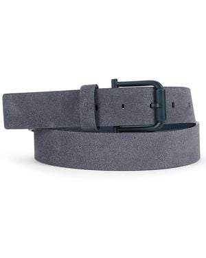 BOSS Suede Leather Belt - Gray