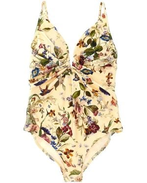 Zimmermann 'Patience' One-Piece Swimsuit - Metallic